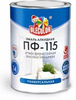 Эмаль olecolor ПФ-115 белый 0,8кг