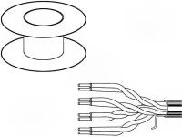 Кабель BELDEN BELDEN.1583E, Кабель сетевой, U/UTP, 5e, 4x2x24AWG, одножильный, Cu, PVC, серый, кратно 1м