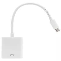 Переходник/адаптер VCOM VGA - USB Type-C (CU421), 0.15 м, белый