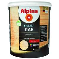 Alpina Аква для дерева бесцветный, глянцевая, 1 кг, 0.9 л