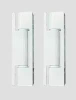 Нерегулируемые петли 90 мм для окон и легких дверей, комплект 2 шт Цвет: Белый