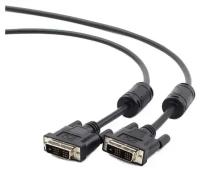 Кабель DVI-DVI 1.8м Single Link Gembird экранированный ферритовые кольца пакет CC-DVI-BK-6