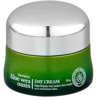 Deoproce Aloe Vera Oasis Day Cream Питательный дневной крем для лица Алое вера