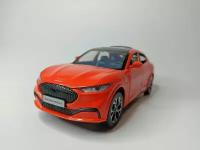 Модель автомобиля Ford Mustang Mach-E коллекционная металлическая игрушка масштаб 1:24 красный