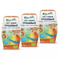 Сок прямого отжима с природной родниковой водой Fleur Alpine грушевый, с 8 месяцев, 200 мл(3 штуки)