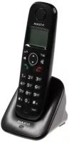 Радиотелефон DECT Maxvi GA-01, Caller ID, интерком, спикерофон, АОН, конференц-связь, черный