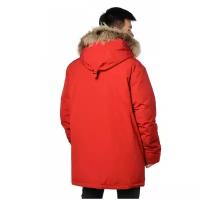 Куртка SHARK FORCE демисезонная, силуэт прямой, внутренний карман, капюшон, карманы, несъемный капюшон, манжеты, размер 64, красный