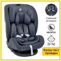 Автокресло детское от 0 до 12 лет Orex Happy Baby группа 0+/1/2/3 (до 36 кг), крепление Isofix, Top Tether, KD06, коричневый