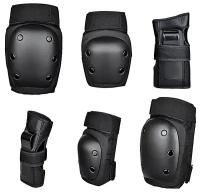 Универсальный набор защиты для колен, локтей, запястей. Размер M (40-65 кг)