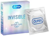 Презервативы Durex Invisible Extra Lube