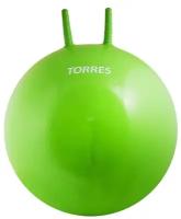 Мяч-попрыгун TORRES, арт. AL121465, с ручками, диам. 65 см, эласт. ПВХ, с насосом, зеленый