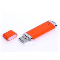 Промо флешка пластиковая «Орландо» (512 МБ / MB USB 2.0 Оранжевый/Orange 002 Недорогая юсб флешка оптом от качественного интернет магазина)