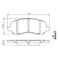 Тормозная накладка BOSCH 0986494575