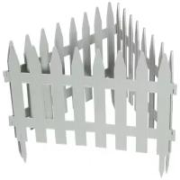 Забор декоративный Рейка, 28 х 300 см, белый, Palisad 65004