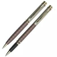 Набор Pierre Cardin PEN&PEN: ручка шариковая + роллер. Цвет - коричневый. Упаковка Е., PC0824BP/RP