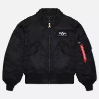 Мужская куртка бомбер Alpha Industries CWU 45/P Flight чёрный, Размер S