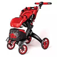 Детская игрушечная коляска-трансформер для кукол Aurora 9005 12-в-1 с люлькой-переноской и сумкой 9005-0771