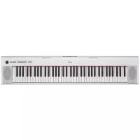 YAMAHA NP-32WH - электропиано 76кл Graded Soft/64 полифония/10тембр/2х6Вт/БП,5,7кг, цвет белый