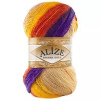 Пряжа Alize Angora Gold Batik, 20 % шерсть, 20 % мохер, 80 % акрил, 100 г