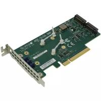 Supermicro AOC-SLG3-2M2-O - Плата расширения для накопителей M.2 NVME 2260, 2280, 22110