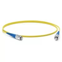 Кабель Hyperline FC-S2-9-FC/UR-FC/UR-H-1M-LSZH, 1 м, желтый