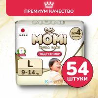 MOMI Подгузники MOMI Ultra Care, L (9-14 кг), 54 шт