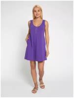 Платье трапеция Lunarable фиолетовый, размер 44(S)