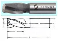 Фреза Шпоночная d 2,0х 4х30 ц/х Р6М5К5 \