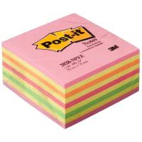 Блок-кубик Post-it 76*76 мм, неон розовый, 450 листов (7000033963)