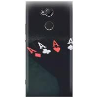 Силиконовый чехол на Sony Xperia XA2 ultra, Сони Иксперия ХА2 Ультра с эффектом блеска 