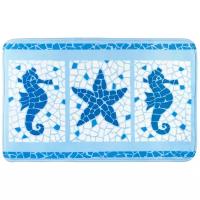 Коврик для ванной комнаты Tatkraft Marine Motifs, 50 х 80см