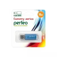 Perfeo Флешка 16Gb Perfeo E01 USB 2.0 голубой PF-E01N016ES