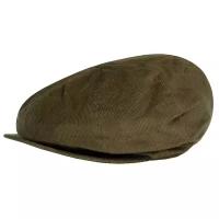 Кепка HANNA HATS арт. Newsboy Velvet 20B2 (оливковый), размер 55