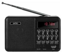 Perfeo Радиоприемник цифровой Perfeo PALM FM+ 87.5-108МГц/ MP3/ питание USB или 18650/ черный