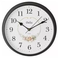 Часы настенные кварцевые DELTA Home DT7-0002, черный