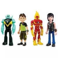 Playmates TOYS Ben 10 Человек-огонь, Бен 10, Алмаз, Кевин 11, 76711