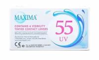 Контактные линзы Maxima 55 UV 1 месяц R. 8.6 SPH -2.00