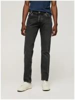 Джинсы прямые Pepe Jeans, размер 38, рост 32, черный