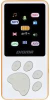 Плеер Hi-Fi Flash Digma S4 8Gb белый/оранжевый/1.8/FM/microSDHC