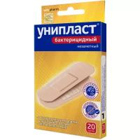 Унипласт пластырь бактерицидный незаметный 1.9x7.2 см, 20 шт