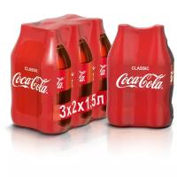 Газированный напиток Coca-Cola Classic, 1.5 л, 6 шт