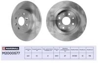 Тормозной диск задн. Kia Cerato I 01- / Spectra I 04- / Shuma I, II 96- (M2000577) MARSHALL M2000577