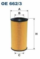 Фильтр масляный VO C30/70, S40/60/80, V40/50/60, OE6623 FILTRON OE662/3