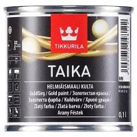 Краска акриловая Tikkurila Taika Helmiäismaali перламутровая полуглянцевая KM gold 0.1 л