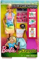 Barbie игрушка Mattel Barbie Crayola Модные наряды FRP05