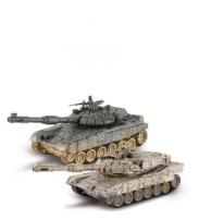 Танковый бой на радиоуправлении Crossbot 870623 Т-90 и ABRAMS M1A 1:24