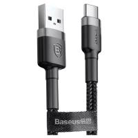 Кабель Baseus Cafule USB - USB Type-C (CATKLF-CG1), 1 шт., черный, 2 м