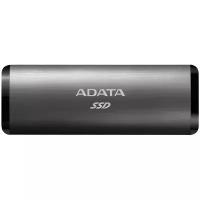 512 ГБ Внешний SSD ADATA SE760, USB 3.2 Gen 2 Type-C, титановый серый