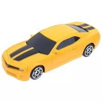 Легковой автомобиль RMZ City Chevrolet Camaro (344004S) 1:64, 9 см, желтый