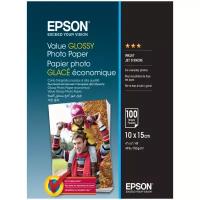 Бумага Epson A6 Value Glossy Photo Paper 183 г/м², 100 л, белый/серый